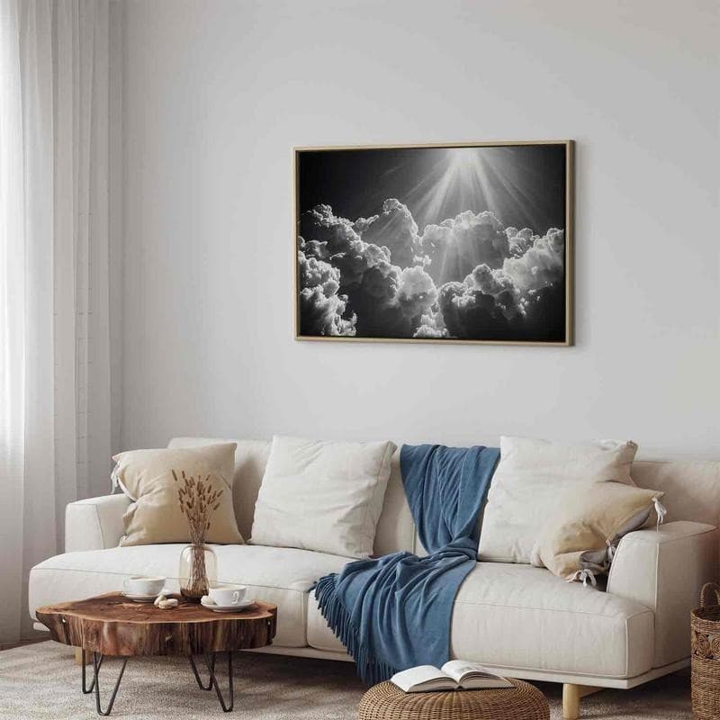 Quadro - Hope in the Clouds: Inspiring Rays of the Sun – Awaken Emotions in Poster e stampe Collezione Casa - Trebisacce, commercioVirtuoso.it
