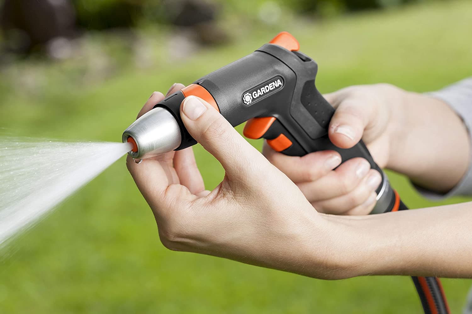 GARDENA - LANCIA A IMPULSI IN METALLO CON INNESTO RAPIDO IRRIGAZIONE FER 345545 in prodotto EuroStore07 - Alatri, commercioVirtuoso.it