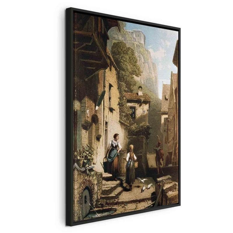 Quadro - Im Dachstübchen (Carl Spitzweg) in Poster e stampe Collezione Casa - Trebisacce, commercioVirtuoso.it