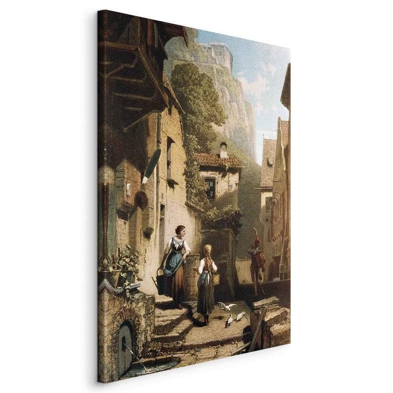Quadro - Im Dachstübchen (Carl Spitzweg) in Poster e stampe Collezione Casa - Trebisacce, commercioVirtuoso.it