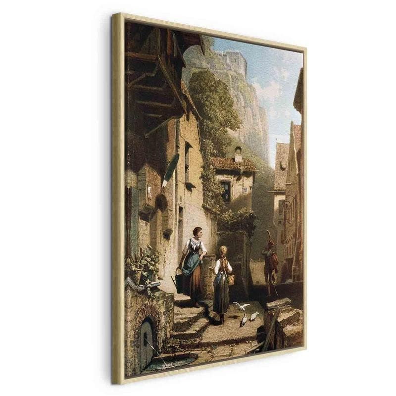 Quadro - Im Dachstübchen (Carl Spitzweg) in Poster e stampe Collezione Casa - Trebisacce, commercioVirtuoso.it