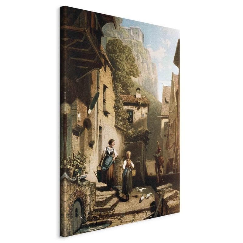 Quadro - Im Dachstübchen (Carl Spitzweg) in Poster e stampe Collezione Casa - Trebisacce, commercioVirtuoso.it
