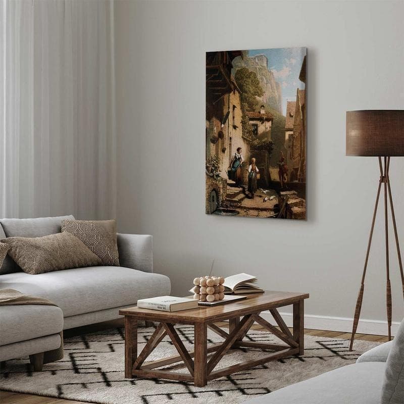 Quadro - Im Dachstübchen (Carl Spitzweg) in Poster e stampe Collezione Casa - Trebisacce, commercioVirtuoso.it