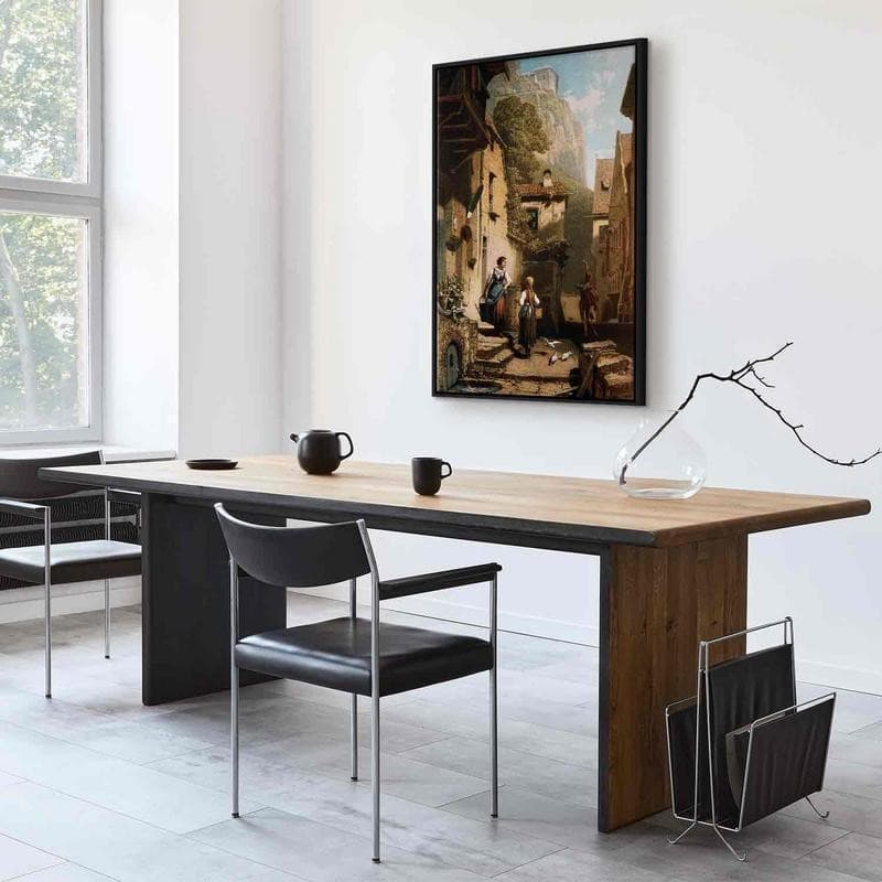 Quadro - Im Dachstübchen (Carl Spitzweg) in Poster e stampe Collezione Casa - Trebisacce, commercioVirtuoso.it