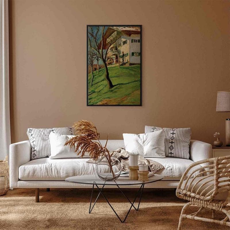 Quadro - Unser Häuschen in Tegernsee (August Macke) in Poster e stampe Collezione Casa - Trebisacce, commercioVirtuoso.it