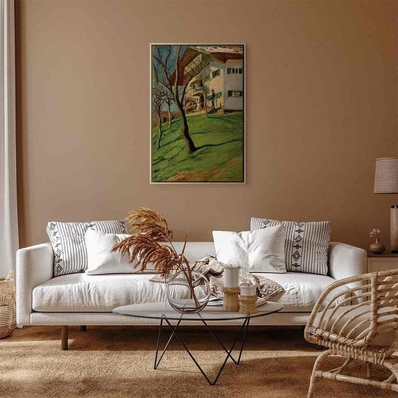 Quadro - Unser Häuschen in Tegernsee (August Macke) in Poster e stampe Collezione Casa - Trebisacce, commercioVirtuoso.it