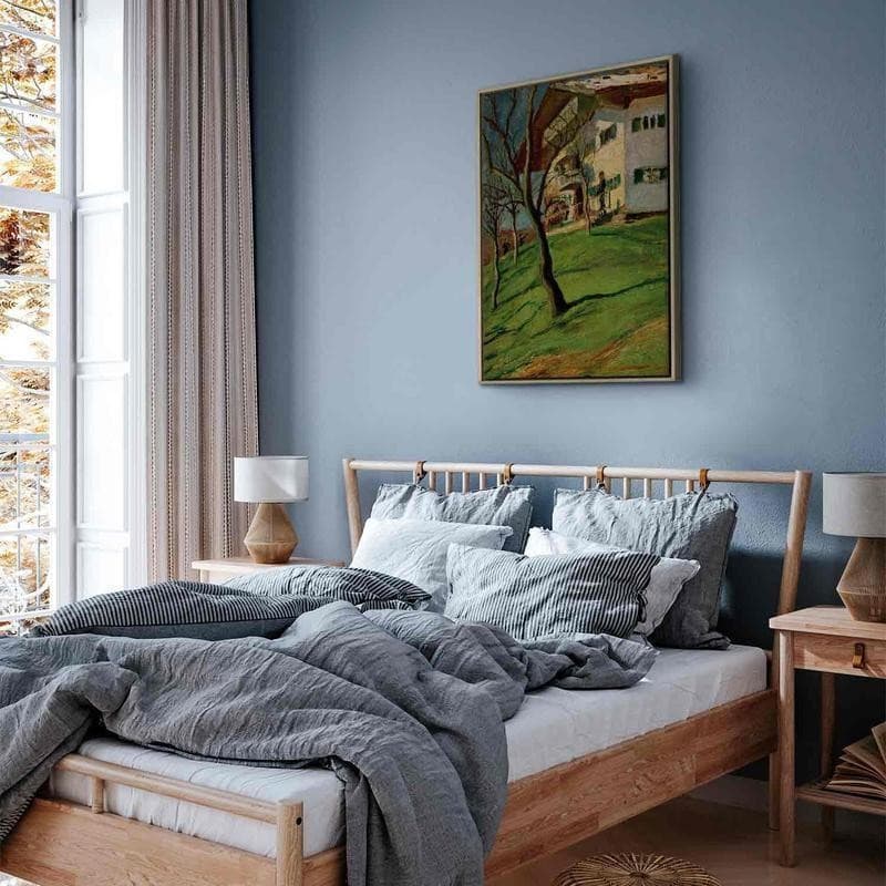 Quadro - Unser Häuschen in Tegernsee (August Macke) in Poster e stampe Collezione Casa - Trebisacce, commercioVirtuoso.it