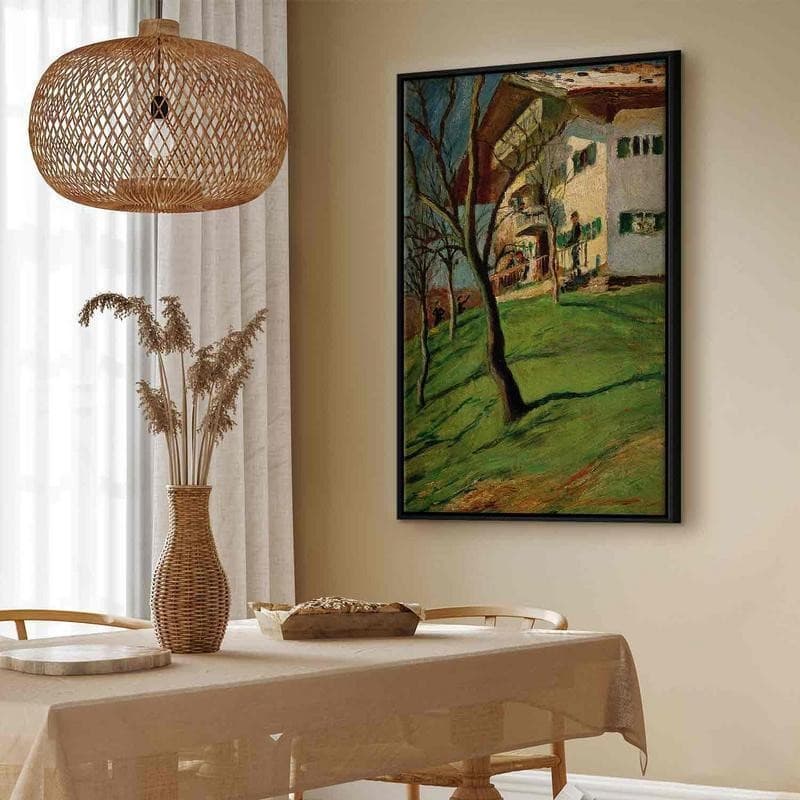 Quadro - Unser Häuschen in Tegernsee (August Macke) in Poster e stampe Collezione Casa - Trebisacce, commercioVirtuoso.it