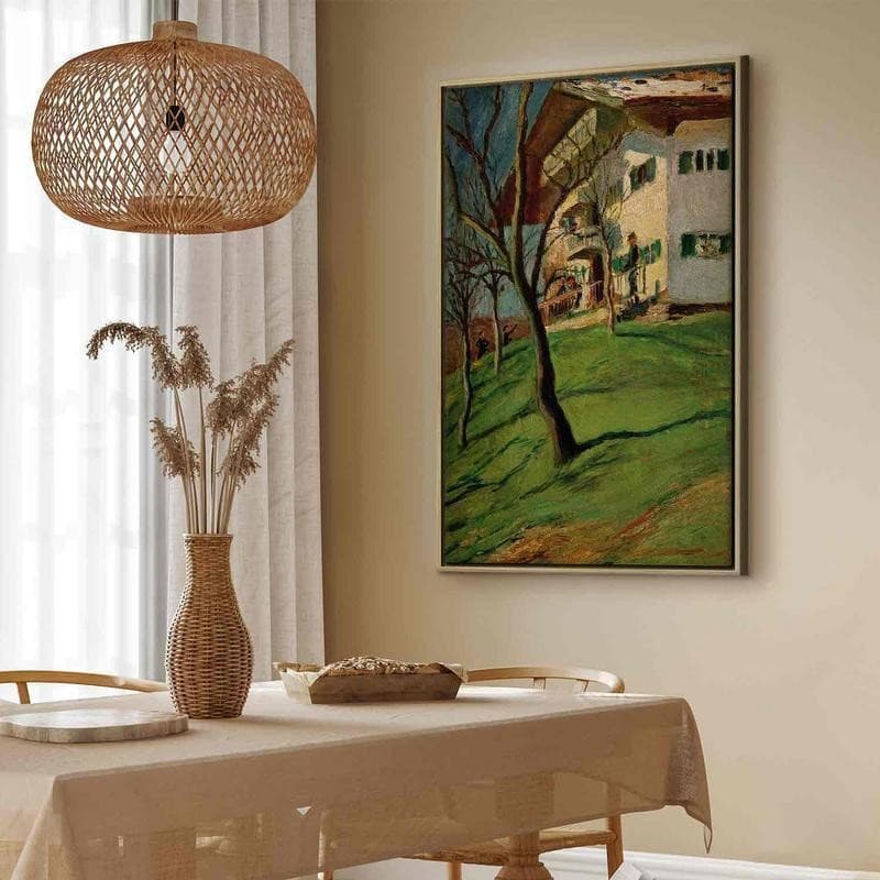Quadro - Unser Häuschen in Tegernsee (August Macke) in Poster e stampe Collezione Casa - Trebisacce, commercioVirtuoso.it