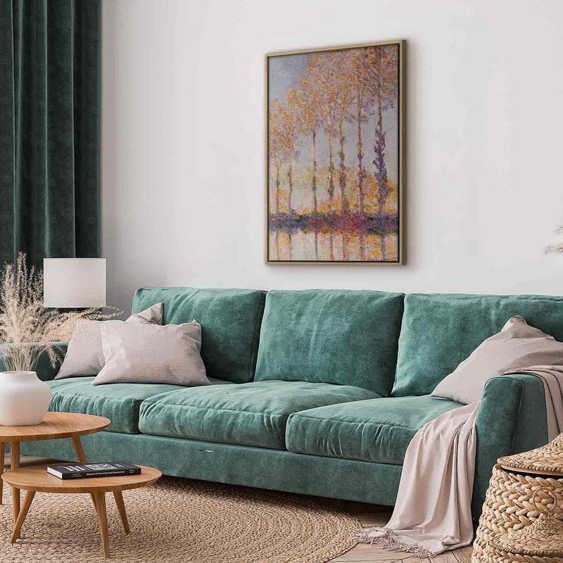Quadro - Poplars on the Bank of the River Epte in Poster e stampe Collezione Casa - Trebisacce, commercioVirtuoso.it