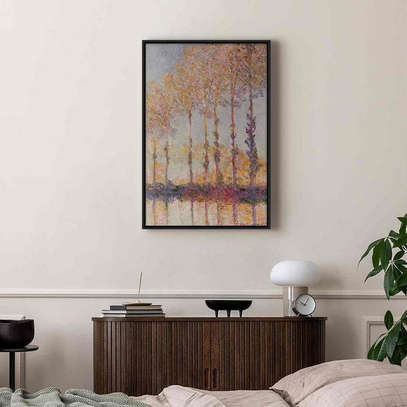 Quadro - Poplars on the Bank of the River Epte in Poster e stampe Collezione Casa - Trebisacce, commercioVirtuoso.it