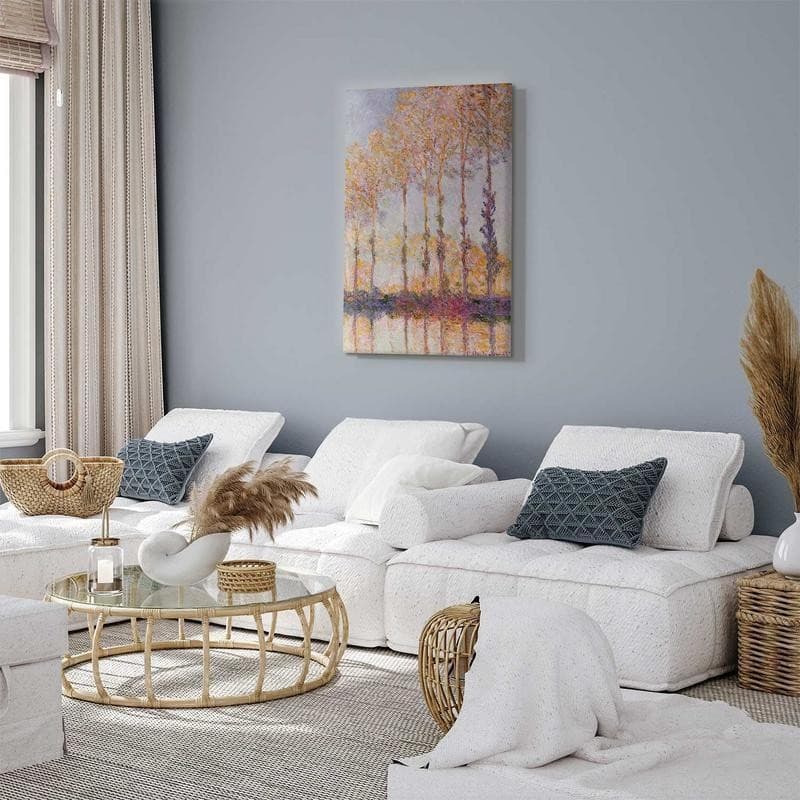 Quadro - Poplars on the Bank of the River Epte in Poster e stampe Collezione Casa - Trebisacce, commercioVirtuoso.it