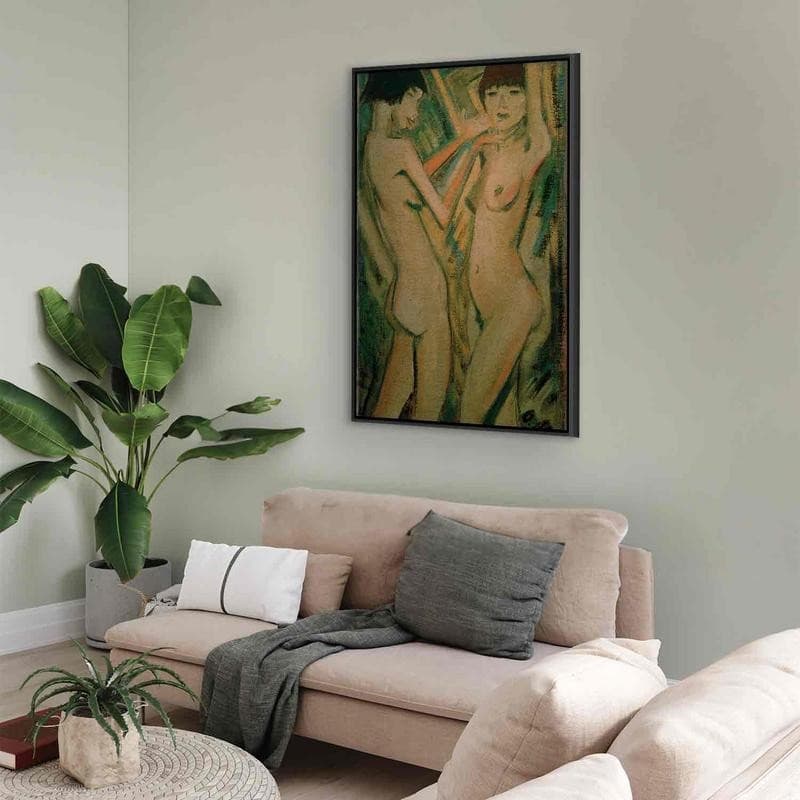 Quadro - Zwei Mädchen (Otto Mueller) in Poster e stampe Collezione Casa - Trebisacce, commercioVirtuoso.it