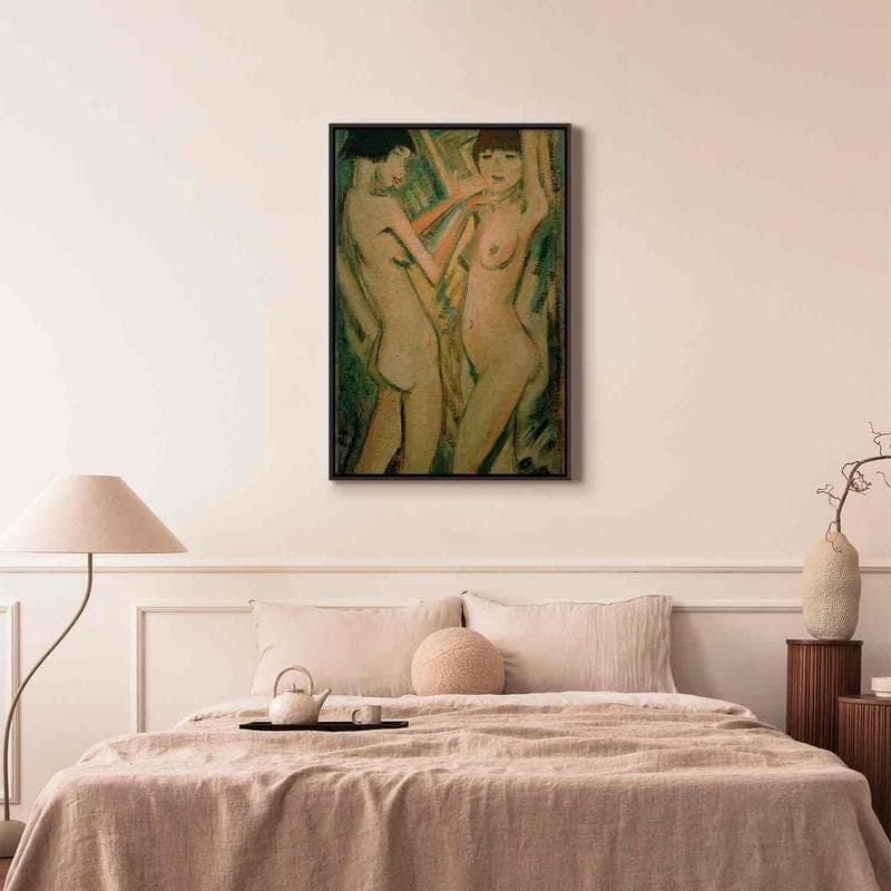 Quadro - Zwei Mädchen (Otto Mueller) in Poster e stampe Collezione Casa - Trebisacce, commercioVirtuoso.it