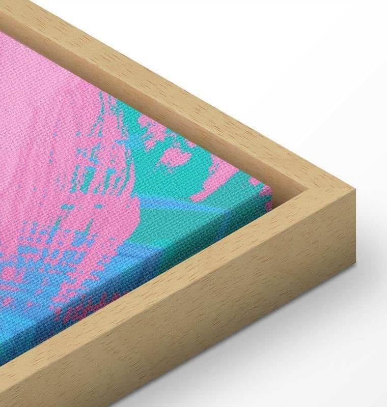 Quadro - Pink Flamingo - Abstract Flamingo Against Palms and Ice Cubes in Poster e stampe Collezione Casa - Trebisacce, commercioVirtuoso.it