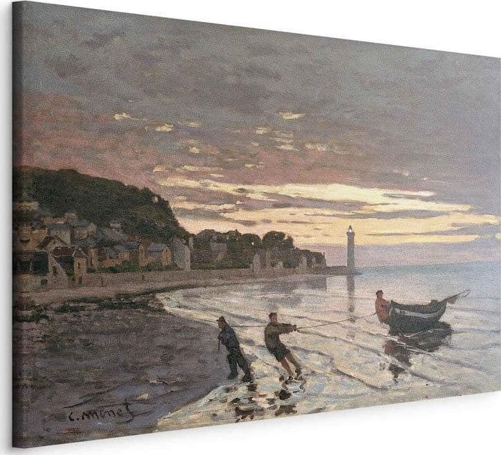 Quadro - Hauling a Boat Ashore, Honfleur in Poster e stampe Collezione Casa - Trebisacce, commercioVirtuoso.it