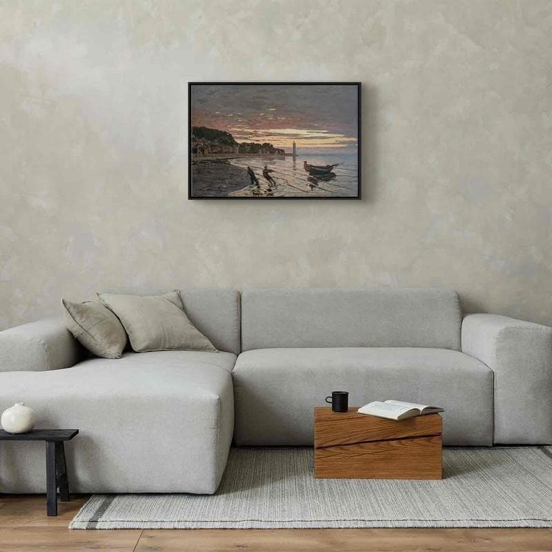 Quadro - Hauling a Boat Ashore, Honfleur in Poster e stampe Collezione Casa - Trebisacce, commercioVirtuoso.it