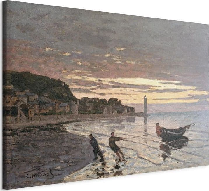 Quadro - Hauling a Boat Ashore, Honfleur in Poster e stampe Collezione Casa - Trebisacce, commercioVirtuoso.it