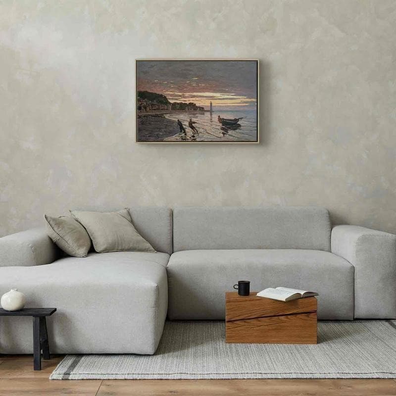 Quadro - Hauling a Boat Ashore, Honfleur in Poster e stampe Collezione Casa - Trebisacce, commercioVirtuoso.it