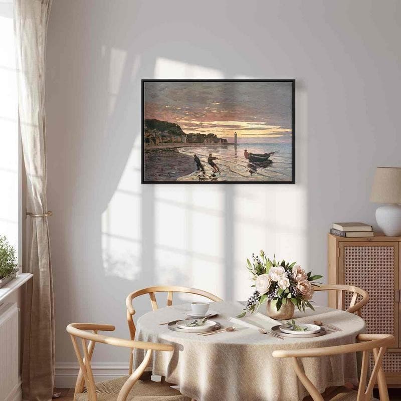 Quadro - Hauling a Boat Ashore, Honfleur in Poster e stampe Collezione Casa - Trebisacce, commercioVirtuoso.it