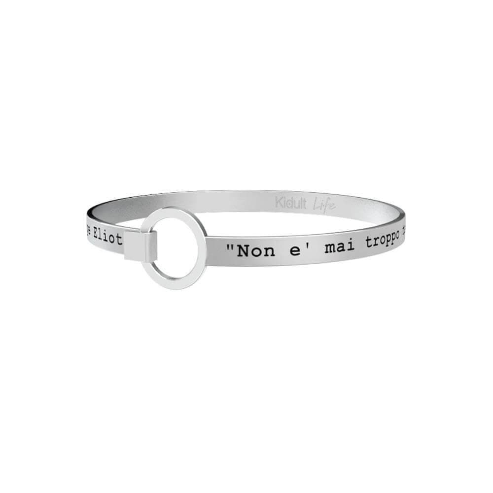 KIDULT-BRACCIALE NON È MAI TROPPO TARDI … G. ELIOT