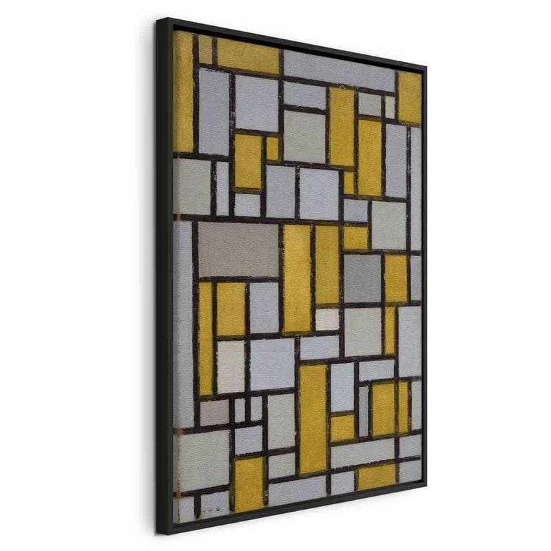 Quadro - Composition with grid 1 (Piet Mondrian) in Poster e stampe Collezione Casa - Trebisacce, commercioVirtuoso.it