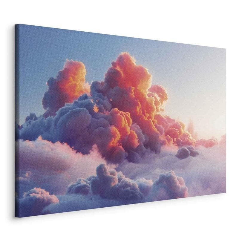 Quadro - Twilight Spectacle: Clouds in Shades of Pink and Violet in Poster e stampe Collezione Casa - Trebisacce, commercioVirtuoso.it