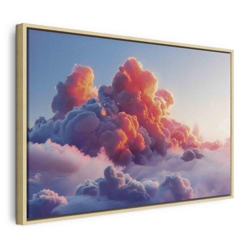 Quadro - Twilight Spectacle: Clouds in Shades of Pink and Violet in Poster e stampe Collezione Casa - Trebisacce, commercioVirtuoso.it