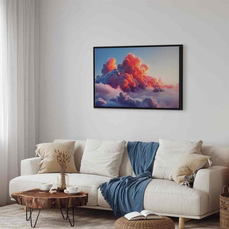 Quadro - Twilight Spectacle: Clouds in Shades of Pink and Violet in Poster e stampe Collezione Casa - Trebisacce, commercioVirtuoso.it