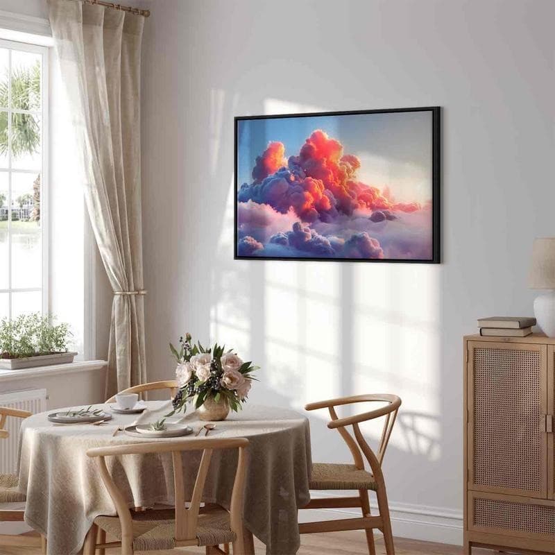 Quadro - Twilight Spectacle: Clouds in Shades of Pink and Violet in Poster e stampe Collezione Casa - Trebisacce, commercioVirtuoso.it