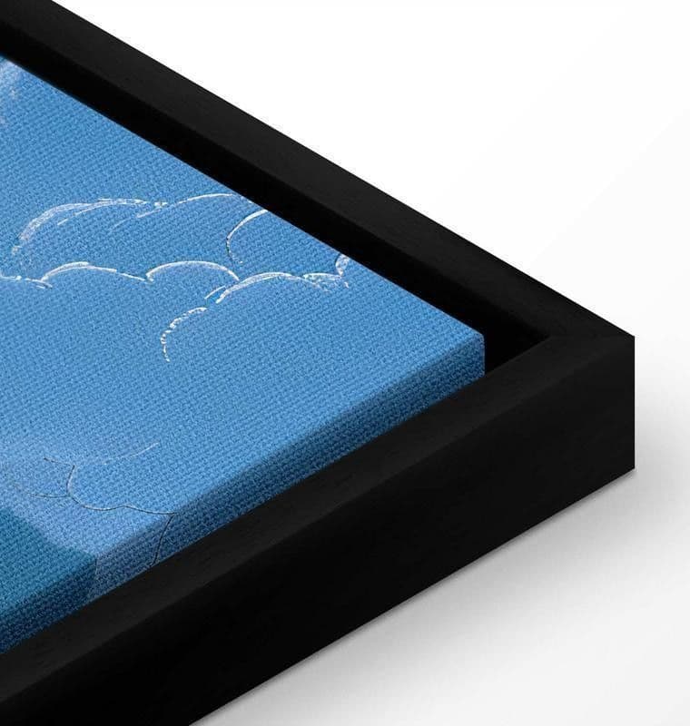 Quadro - Blue Sky Breaking Through White Fluffy Clouds in Poster e stampe Collezione Casa - Trebisacce, commercioVirtuoso.it