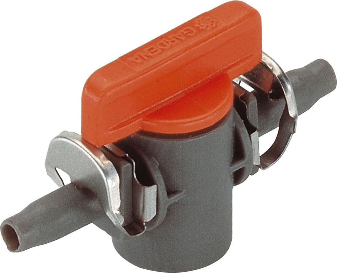 GARDENA VALVOLA DI CHIUSURA PER TUBO DA 3/16 PER MICROIRRIGAZIONE --PZ 6 in prodotto EuroStore07 - Alatri, commercioVirtuoso.it