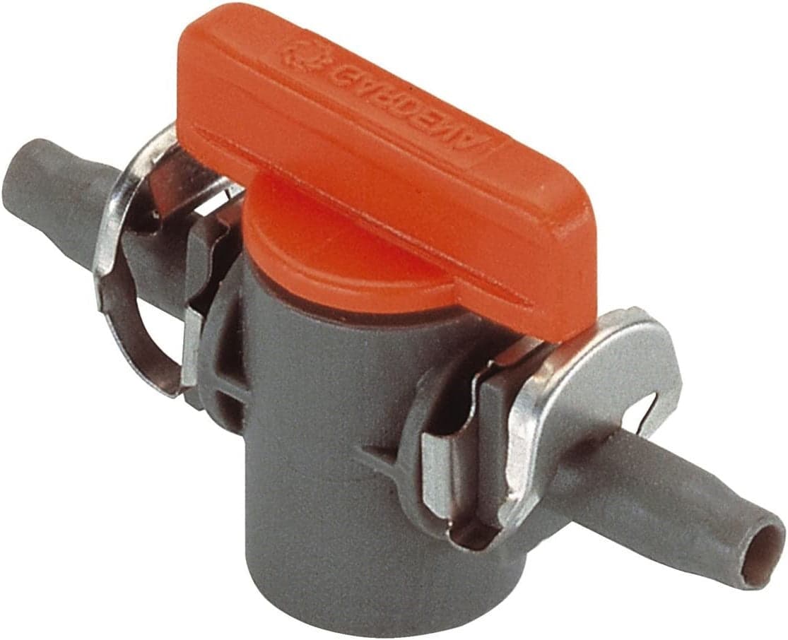 GARDENA VALVOLA DI CHIUSURA PER TUBO DA 3/16 PER MICROIRRIGAZIONE --PZ 6 in prodotto EuroStore07 - Alatri, commercioVirtuoso.it