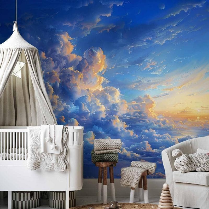 Carta da parati - When the Sky Becomes a Canvas: Artistic Creation of Nature in the Clouds