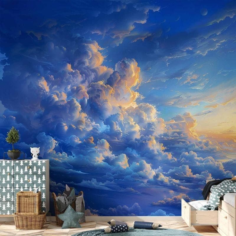 Carta da parati - When the Sky Becomes a Canvas: Artistic Creation of Nature in the Clouds in Carta da parati Collezione Casa - Trebisacce, commercioVirtuoso.it