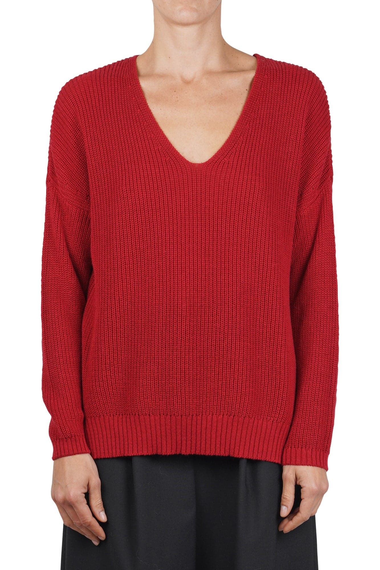 LA FEMME BLANCHE La Femme Blanche - Maglia - 461399 - Rosso da donna in T-Shirt Drestige - Casamassima, commercioVirtuoso.it