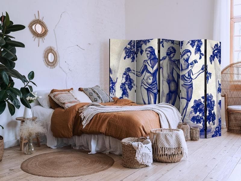 Paravento - Three Graces - Women Among Grapevines Inspired by Ancient Painting in Paraventi Collezione Casa - Trebisacce, commercioVirtuoso.it