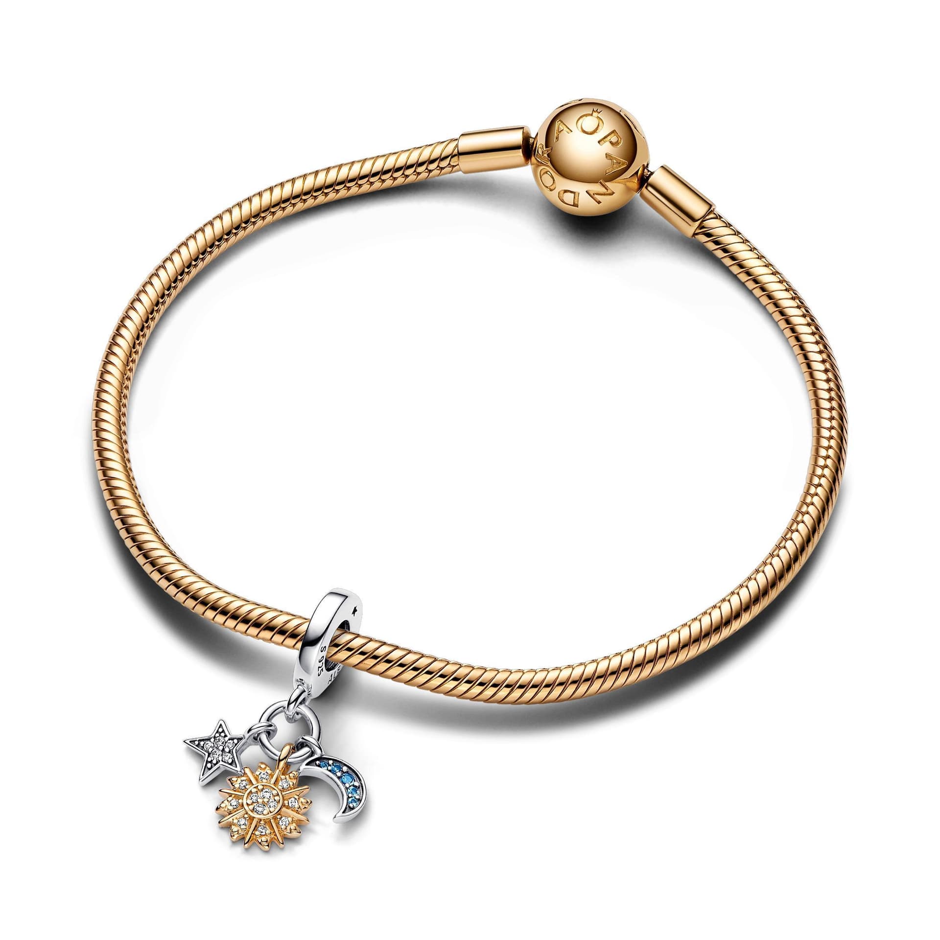 Pandora - Charm Pendente Stella, Sole e Luna in Bead Charm Alba Gioielli - Casoria, commercioVirtuoso.it