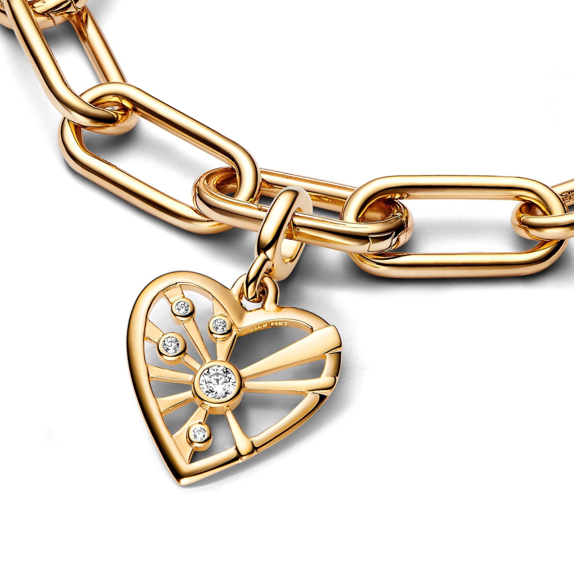 Pandora - charm Medallion Heart & Rays Pandora ME in Bead Charm Alba Gioielli - Casoria, commercioVirtuoso.it