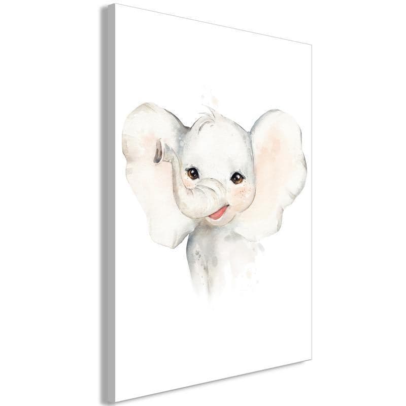 Quadro - Happy Elephant (1 Part) Vertical