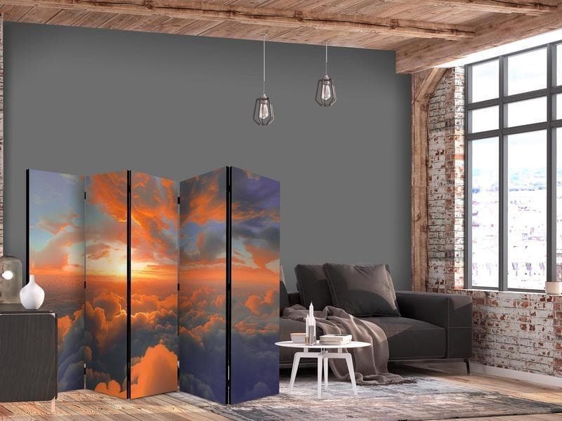 Paravento - When Dawn Tickles the Clouds: A Color Spectacle on the Morning Sky in Paraventi Collezione Casa - Trebisacce, commercioVirtuoso.it