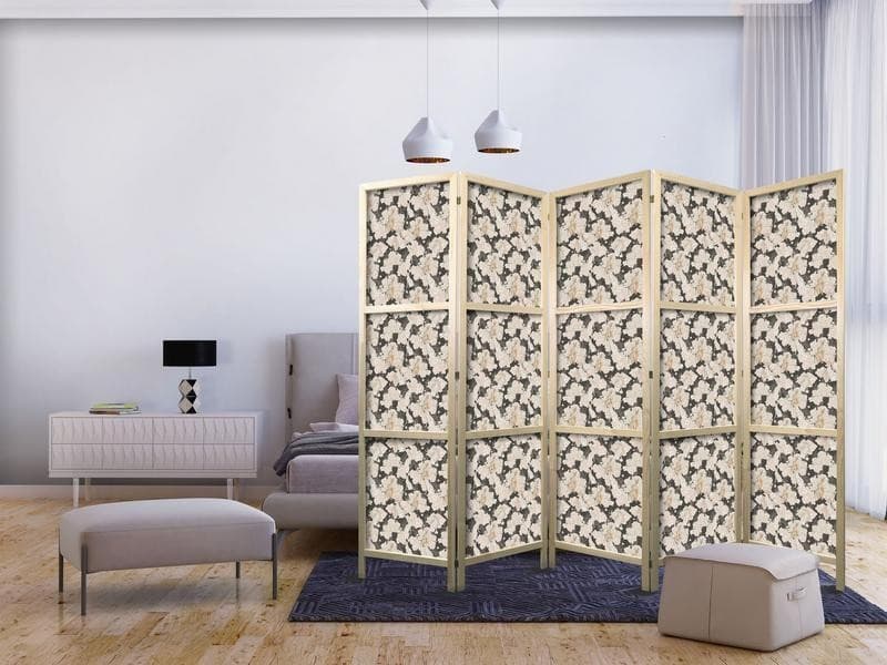 Paravento giapponese Conigli tra i fiori 5 ante in Paraventi Collezione Casa - Trebisacce, commercioVirtuoso.it