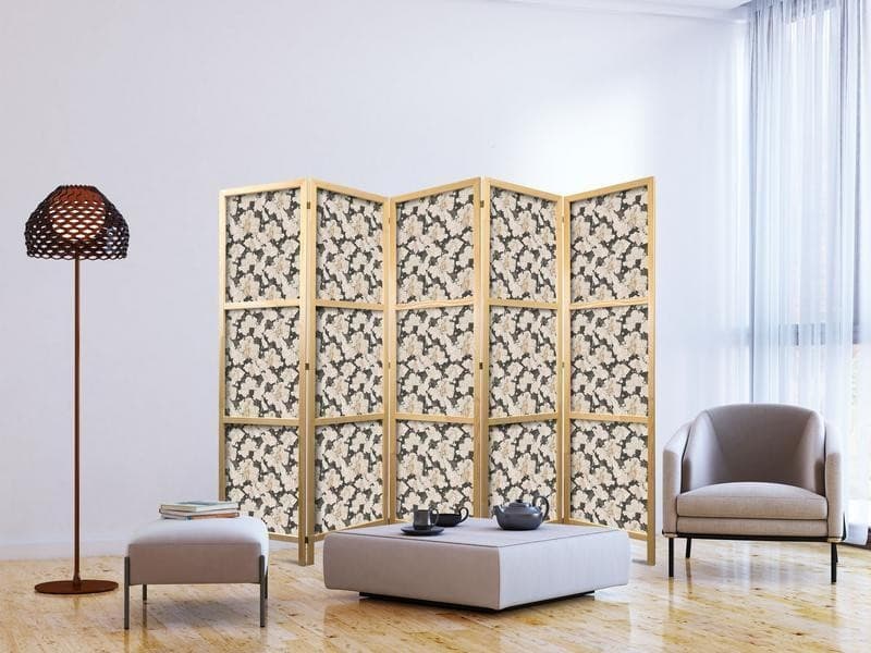 Paravento giapponese Conigli tra i fiori 5 ante in Paraventi Collezione Casa - Trebisacce, commercioVirtuoso.it