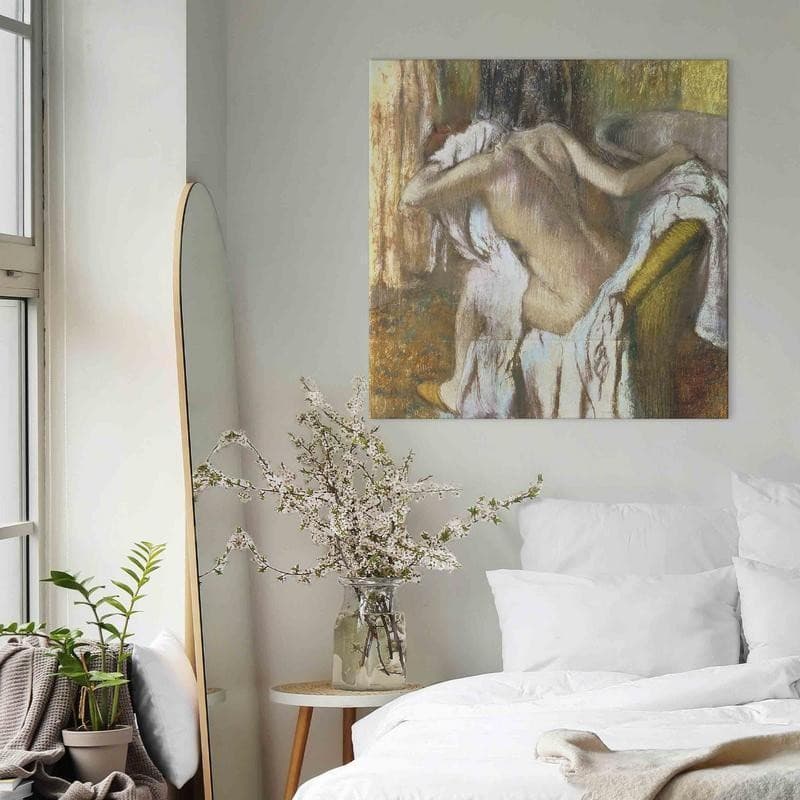 Quadro - Woman drying herself (Edgar Degas) in Poster e stampe Collezione Casa - Trebisacce, commercioVirtuoso.it