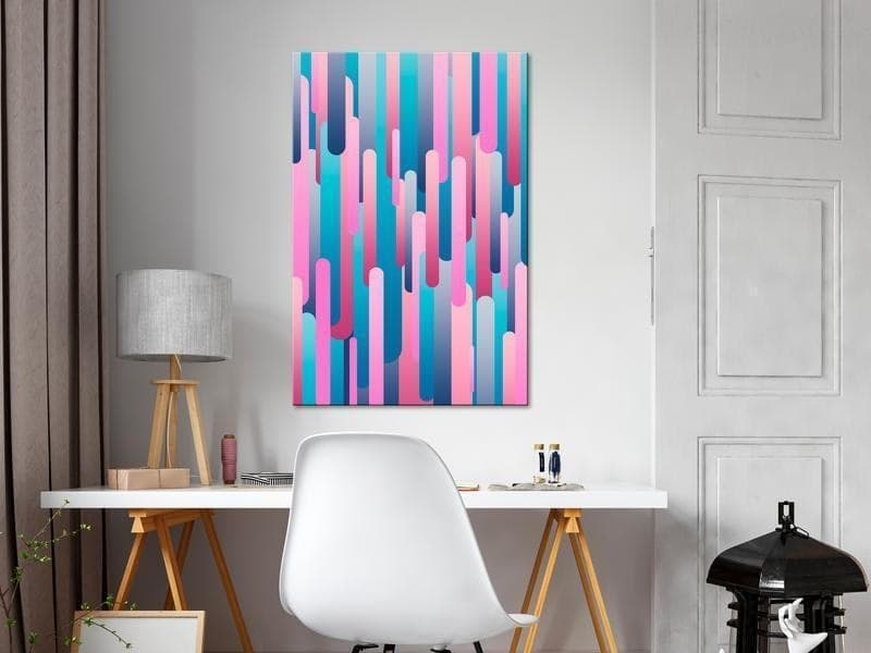 Quadro - Colourful Pistons (1 Part) Vertical in Poster e stampe Collezione Casa - Trebisacce, commercioVirtuoso.it