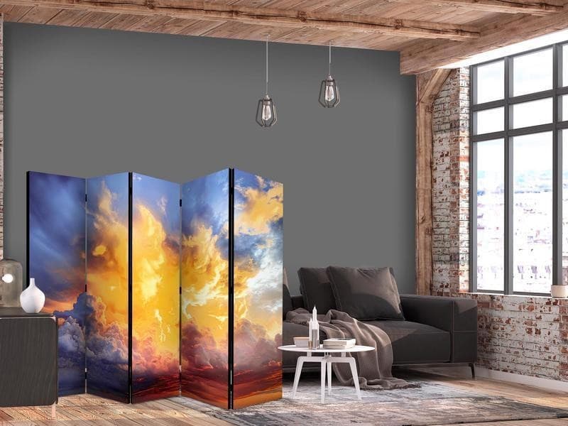 Paravento - Beautiful Sunset - Clouds in Warm Tones in Paraventi Collezione Casa - Trebisacce, commercioVirtuoso.it