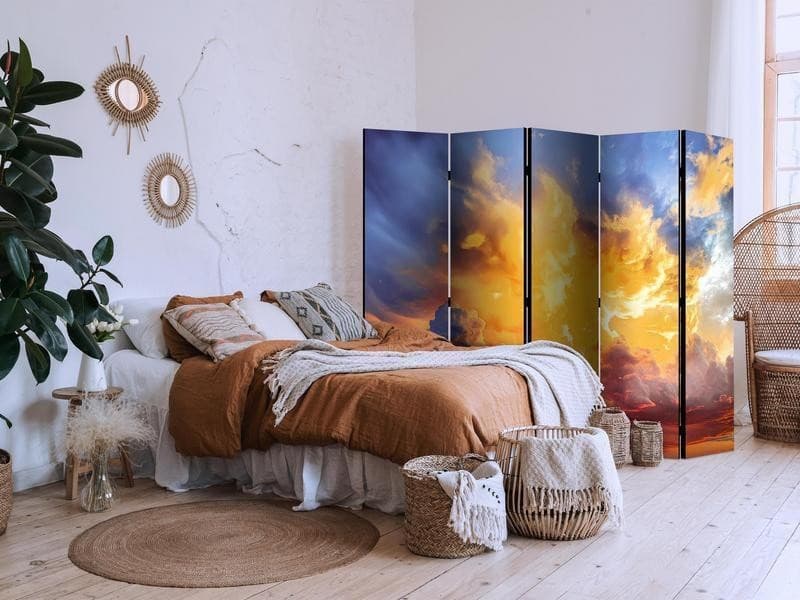 Paravento - Beautiful Sunset - Clouds in Warm Tones in Paraventi Collezione Casa - Trebisacce, commercioVirtuoso.it