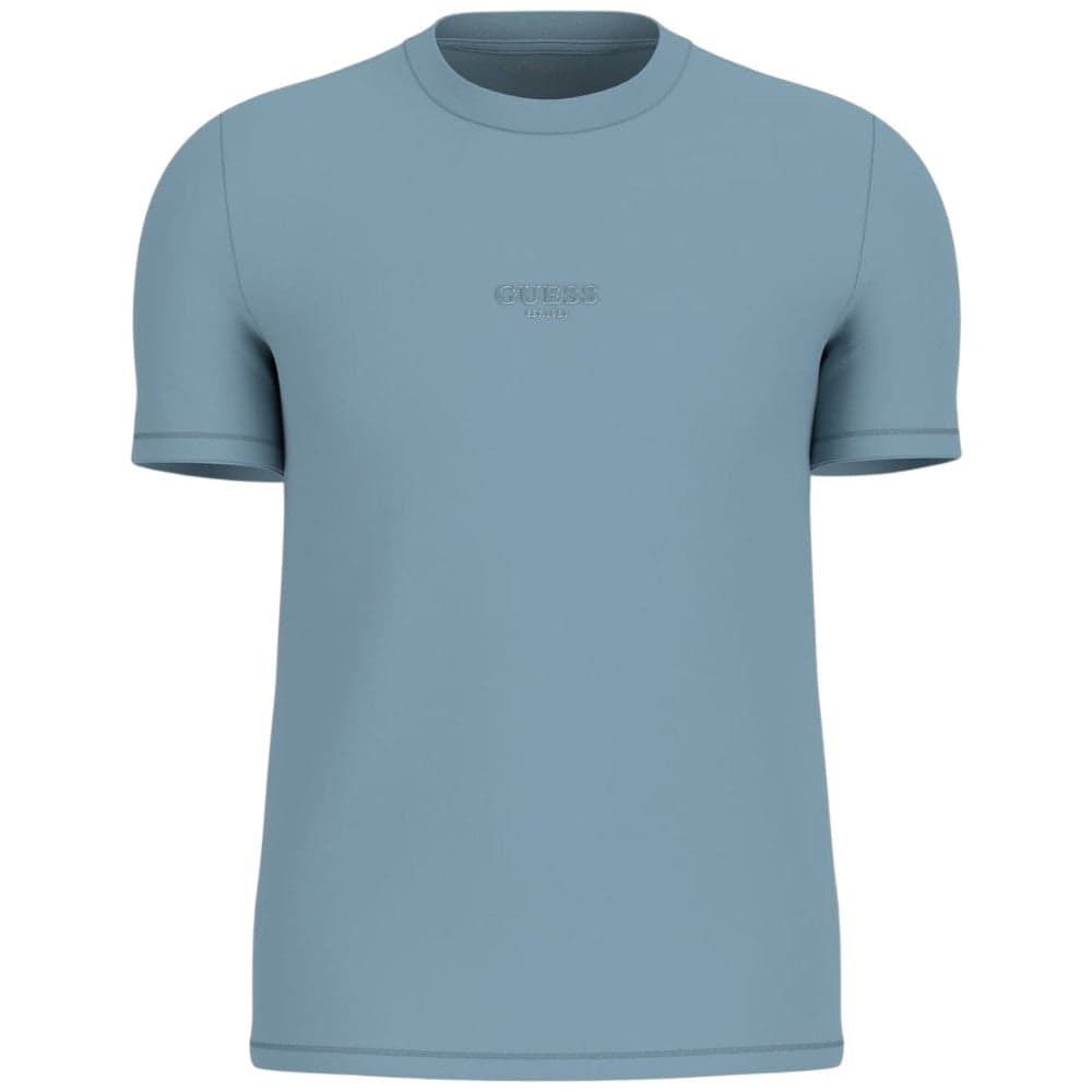 Guess t-shirt celeste polvere Aidy M2YI72 I3Z14 G7DV