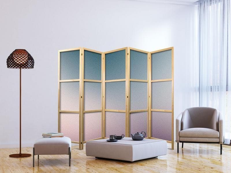 Paravento giapponese - Nostalgic Gradient - Gradient Composition in Muted Colors in Paraventi Collezione Casa - Trebisacce, commercioVirtuoso.it