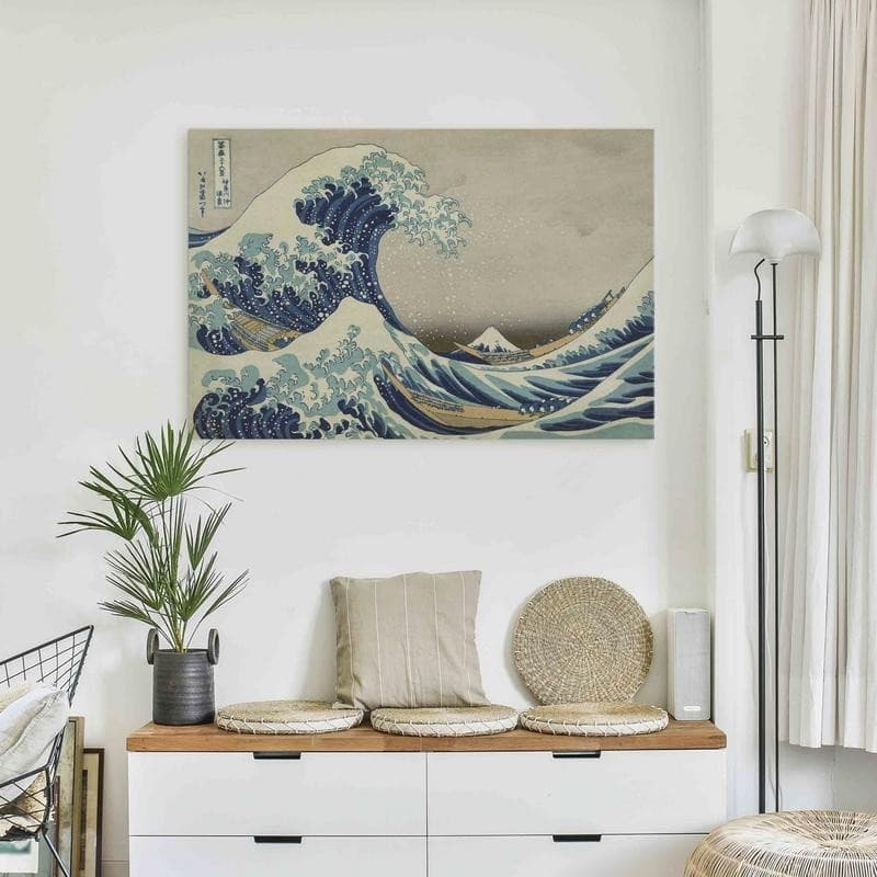 Quadro - The Great Wave (Hokusai Katsushika) in Poster e stampe Collezione Casa - Trebisacce, commercioVirtuoso.it